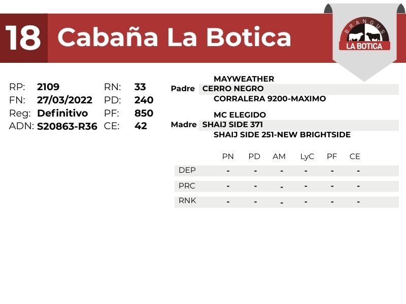 18 LA BOTICA 2109