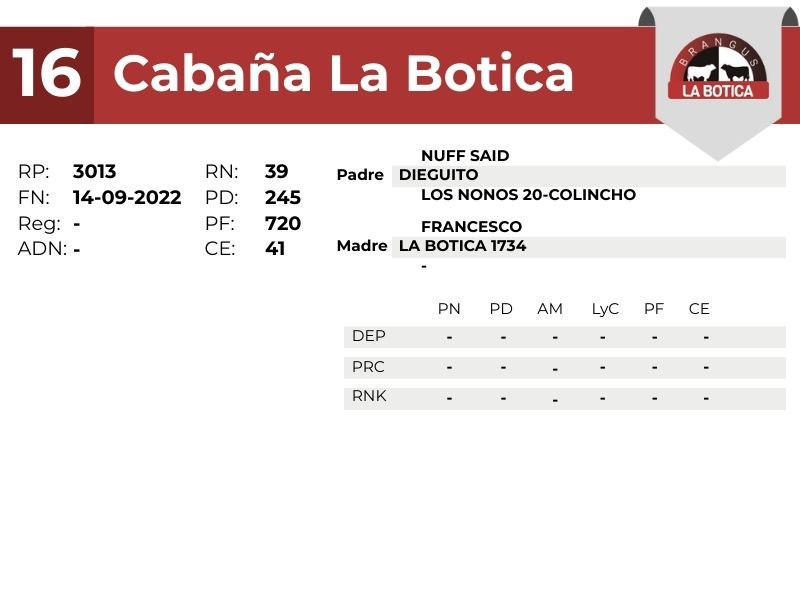 16 LA BOTICA 3013 - 9 SEPTIEMBRE FORMOSA