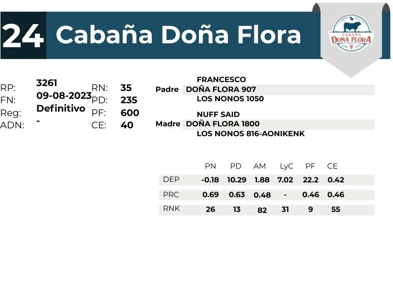 24 DOÑA FLORA 3261 - 9 SEPTIEMBRE FORMOSA