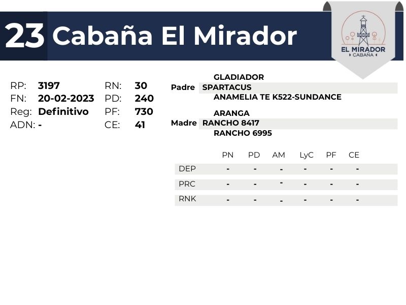 23 EL MIRADOR 3197 - 9 SEPTIEMBRE FORMOSA